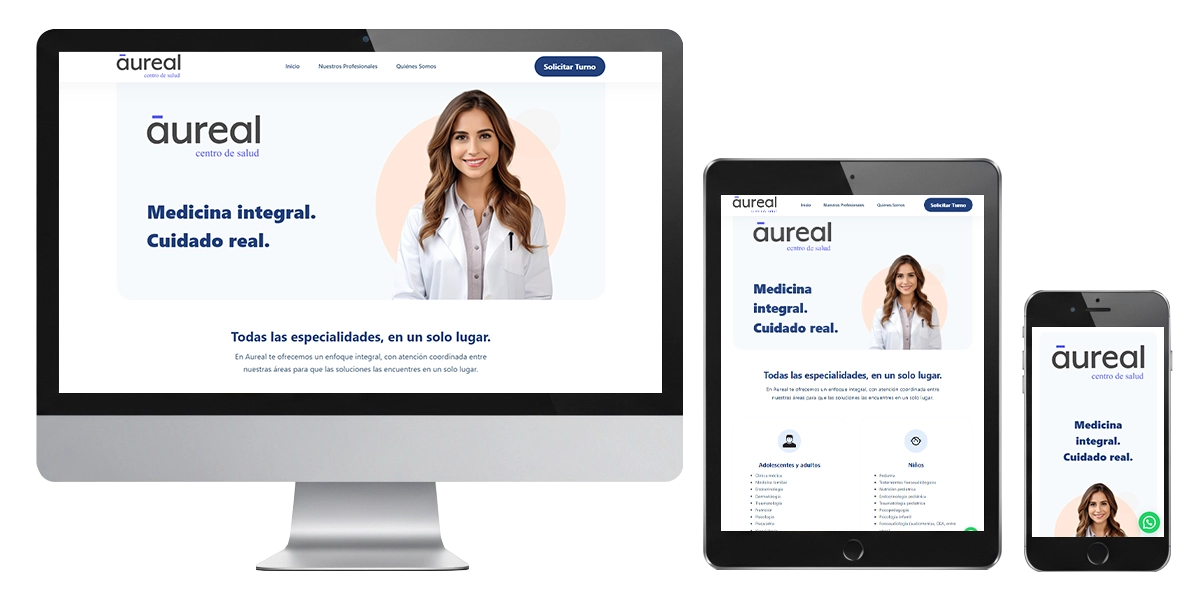 Mockups Aureal Salud